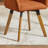 Rayshawn 22.83" W Linen Swivel dining chairs-406045622