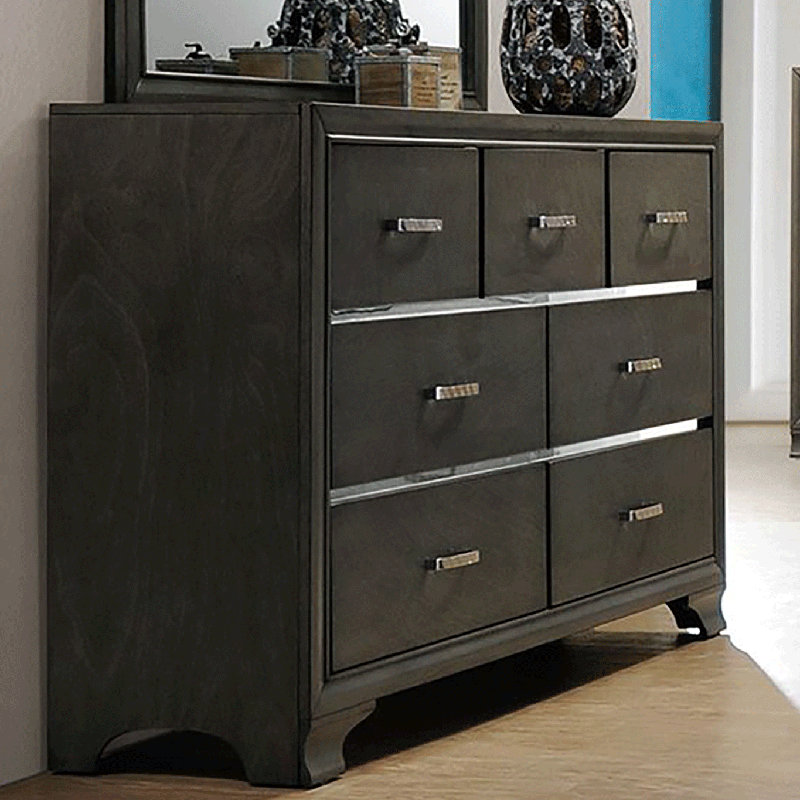 Ensemble de chambre à coucher configurable standard en bois massif plemmons