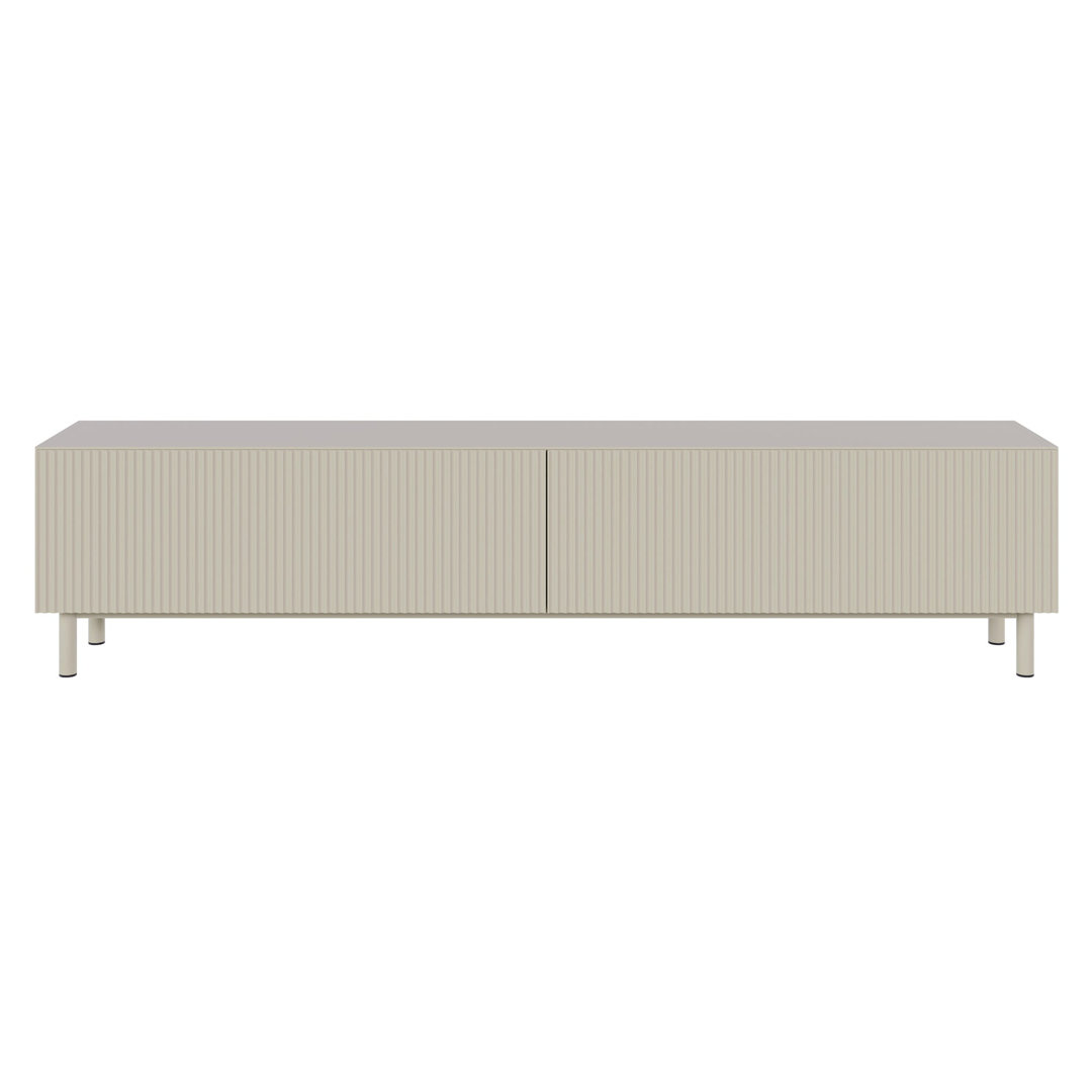 Denaeja New TV Cabinet with Grooved Front 175 cm Black