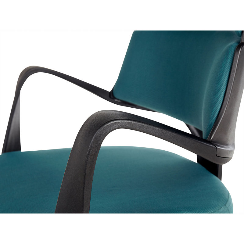Ivy Bronx Office Chair, Teal, Black
