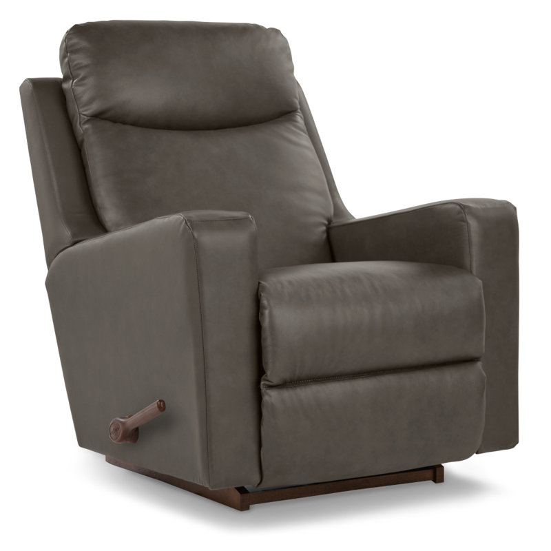Fauteuil inclinable en cuir Emmons, Étain