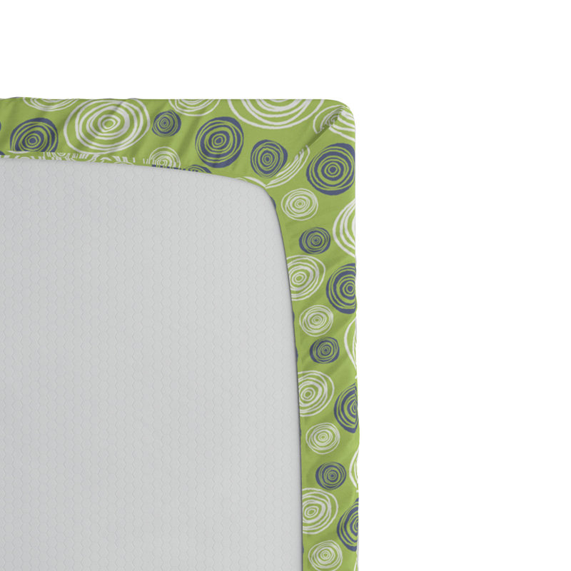 Microfiber Abstract Fitted Sheet, Full Fitted Sheet