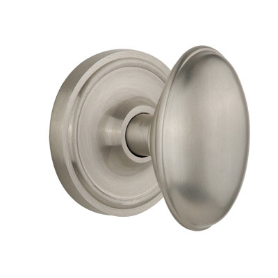 Homestead Interior Mortise Door Knob with Classic Rosette