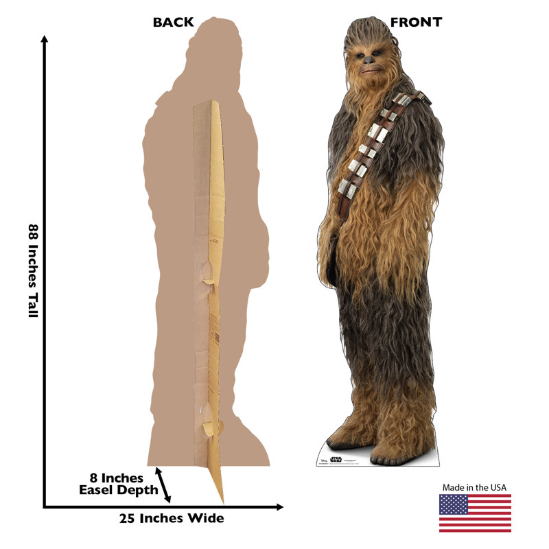 88'' Life-Size Chewbacca Cardboard Standup from Star Wars
