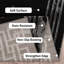 Monaco Series Abrstract Black/Grey/Ivory/Beige Area Rug-1990155361