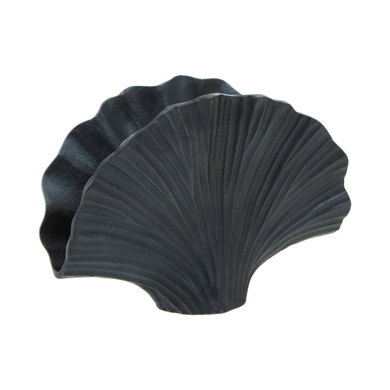 Latasha Ceramic Table Vase, Grey, 24cm H x 33cm W x 11cm D