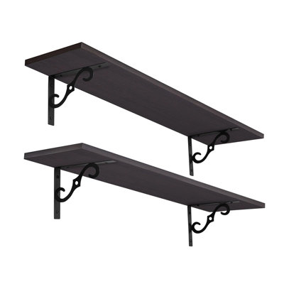 31.5 Inch Large Floating Shelves Set of 2