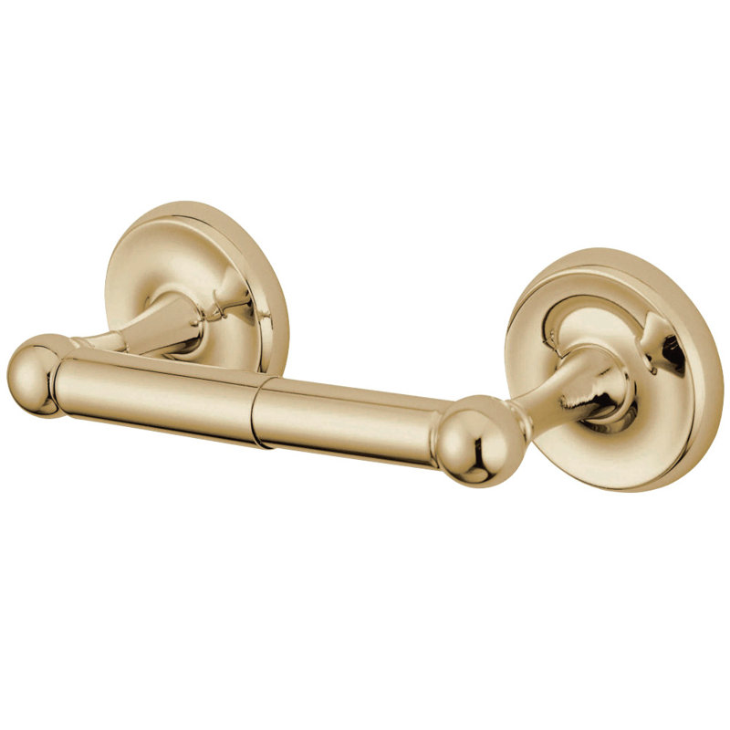 Porte-papier hygiénique classique Kingston Brass, Laiton poli