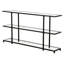 Mcchesney 162.6cm Glass Top Console Table-239069516-237497919