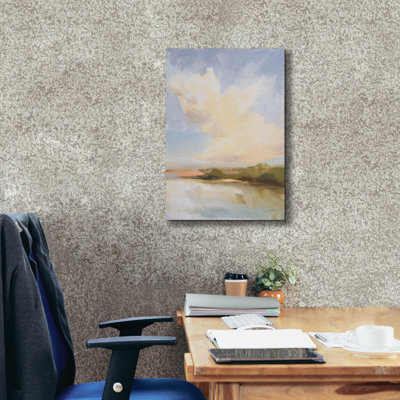 Reproduction d'art sur toile «Day Break On Gull Lake» par Katrina Pete, 18 po x 26 po