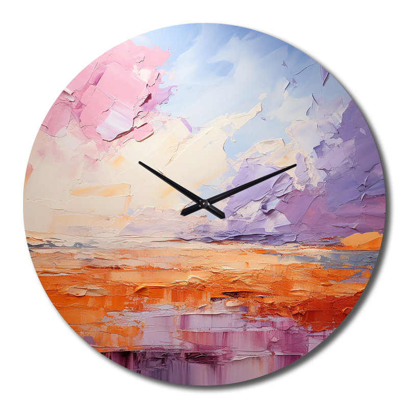 Horloge murale Blush Horizon II, Grand