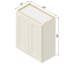 24" W x 30" H Soft White Shaker Ready-to-Assemble Wall Cabinet with Solid Wood Doors