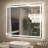 Molly Frameless LED Front Light and Backlit 3 Colors Dimmable Anti-Fog Wall Bathroom Vanity Mirror-446877972