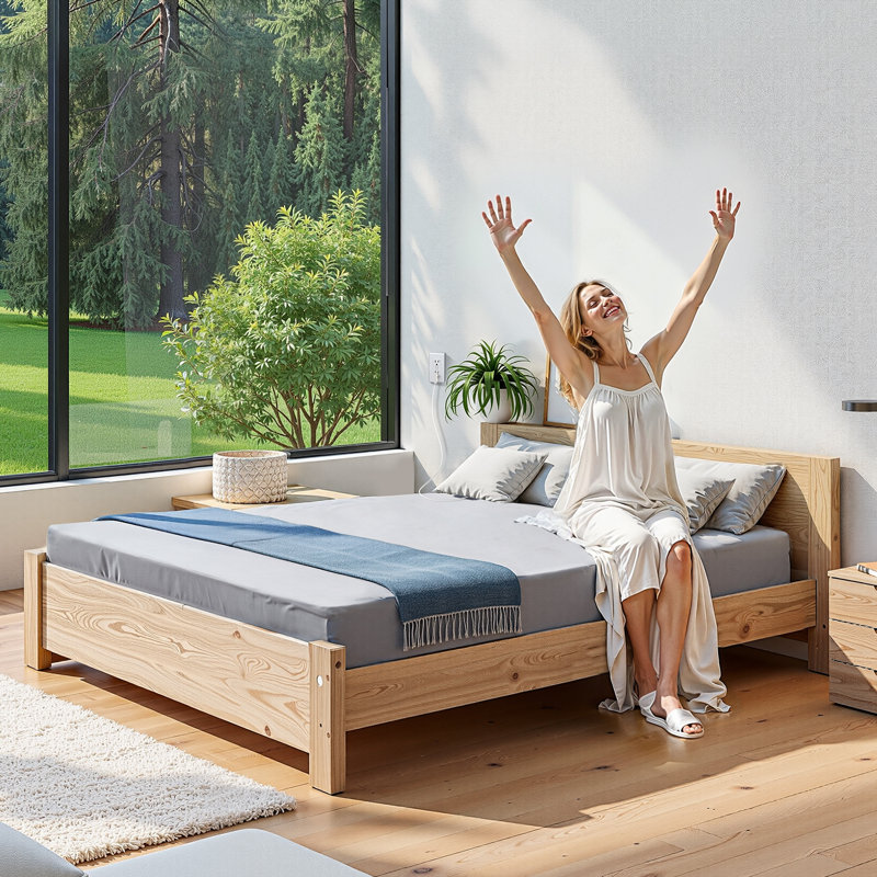 Grounding Sheets 95% Cotton + 5% Silver Fiber Earthing Fitted Sheets, Queen Fitted Sheet