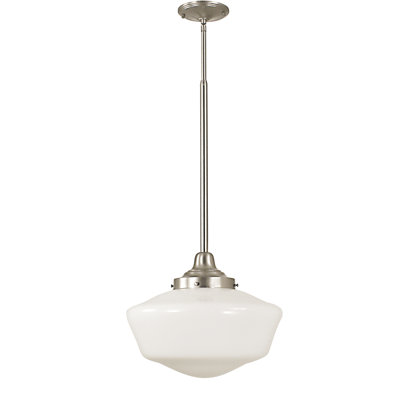 Luminaire suspendu 1 lumières scolaire single Olivarria