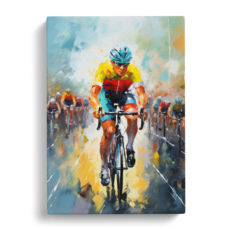 Tour De France Impressionism - Print, 60cm H x 40cm W x 3cm D