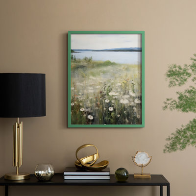 Reproduction encadrée vintage en bois massif Lxxxvi