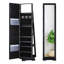 Armoire à bijoux rotative avec miroir verrouillable pleine grandeur-1848853005