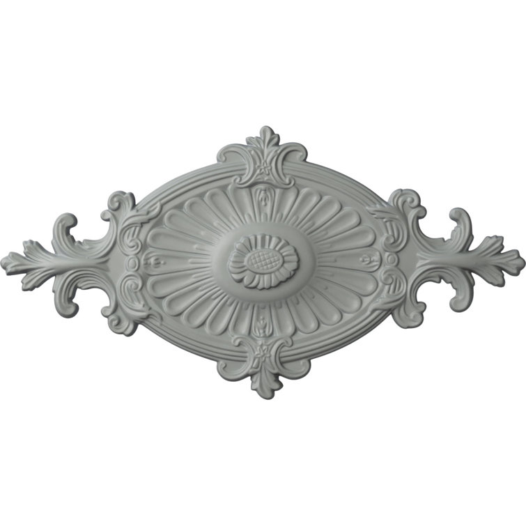 Rose and Ribbon Ceiling Medallion