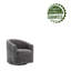 Fauteuil d'appoint pivotant en tissu Wanti-1172649929
