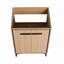 Meuble-lavabo 24 po sans lavabo supérieur, armoire de rangement pour salle de bain avec 2 portes à fermeture douce, meuble-lavabo simple