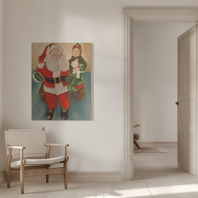 "Ask Santa", art mural sur toile tendue