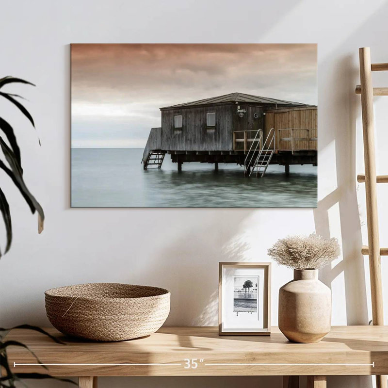 Lilie Wooden Bath House, 16" H x 24" W