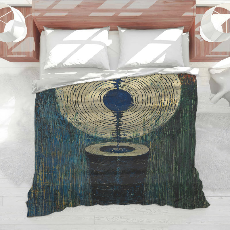 Abstract Bedding Art Comforter Modern, Twin Extra Long