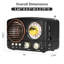 Radio décorative rétro