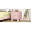 Elegant Velvet Nightstand With 2 Drawers And Crystal Handle, Storage Bedside Table With Button-Tufted-666988372