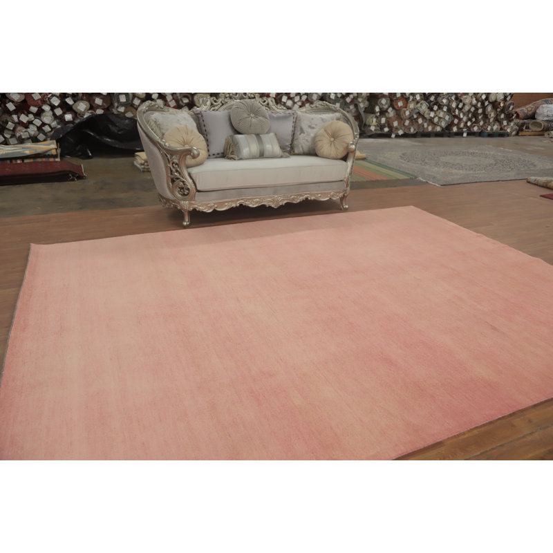 Tapis turc oriental moderne à motif végétal 9 x 12