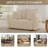  58'' Teddy Fabric Loveseat Modern Upholstered Sofa-1206152478