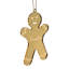 10cm Solid Colour Acrylic Gingerbread Bauble-119432797