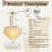 Maiteder 6-Light Unique/Statement Coastal Natural Capiz Shell Round Tiered Chandelier