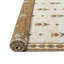 Tapis Sofia Jacquard en polyester recyclé couleur champagne multicolore-1301676213