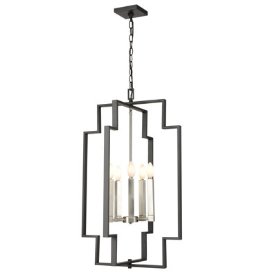 Remmie 5 - Light Dimmable Geometric Chandelier