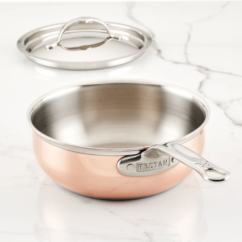 CopperBond 2qt Covered Saucier