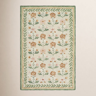 Manor Hand-Tufted Wool Floral Rug