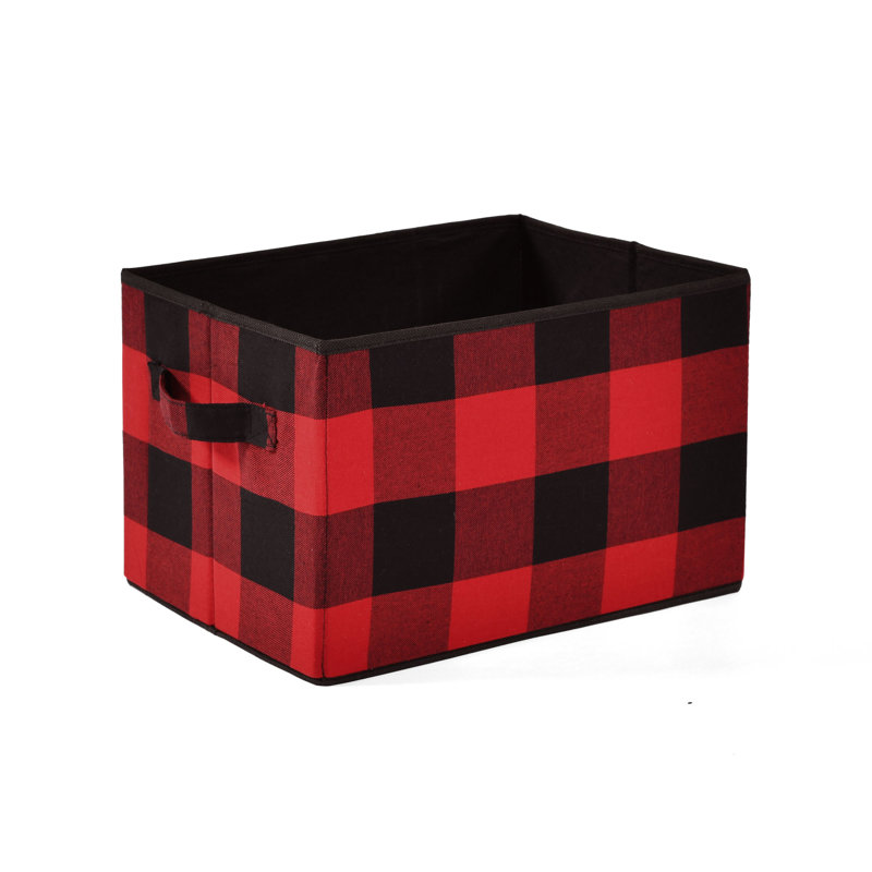Reyna Buffalo Gift Set Throw, Red