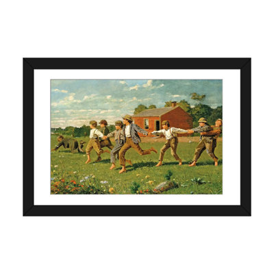 "snap the fouet the fouet 1872 of art metropolitan" par winslow homer, impression sur toile