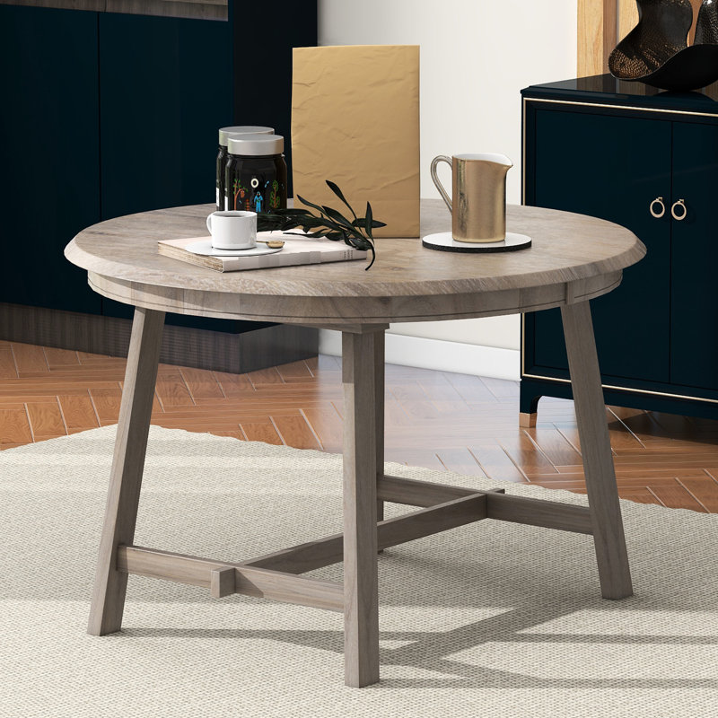 Table de salle à manger extensible Style, Bois naturel délavé