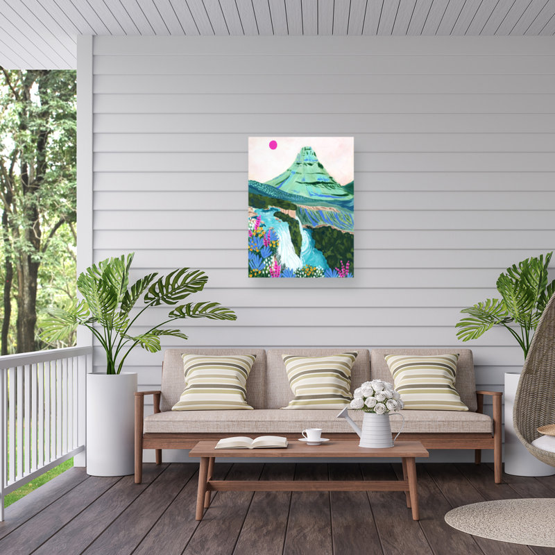 Toile d'extérieur Sarah Gesek Kirkjufell, H 14 po x l 19 po