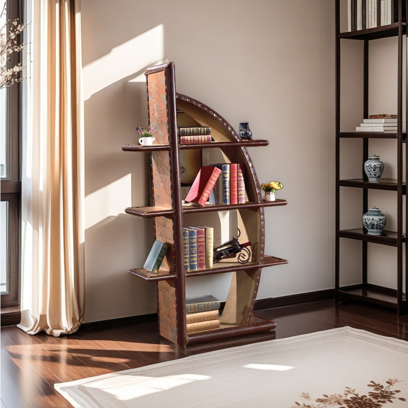 Bibliothèque tendance en forme de voilier