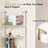 71''H X 23.6''W 5 Tier Ladder Bookcase-1837547731