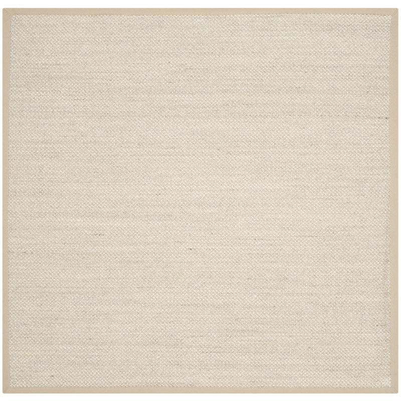 Torbin Sisal Area Rug, Linen, Square 91 cm