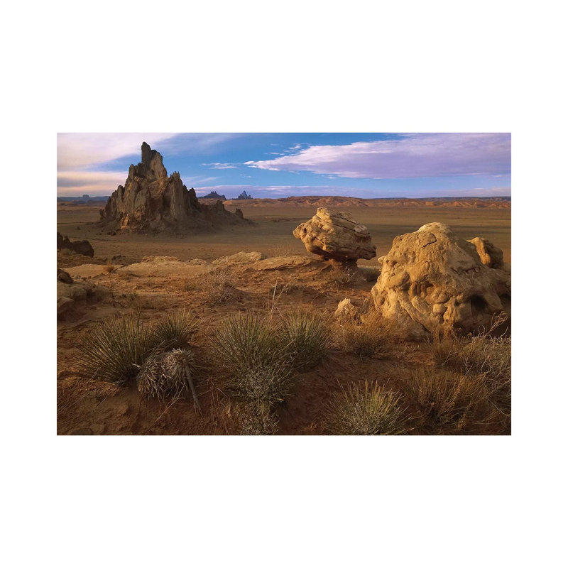 Church Rock, Eroded Volcanic Plug Reaching 300 Feet, Navajo Reservation, Monument Valley Navajo Tribal Park, Arizona 1 Piece Wrapped Canvas Wall Art