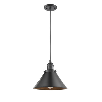 Luminaire suspendu conique 1 lumière Stonecrest
