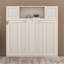 Lit escamotable double avec armoires de rangement