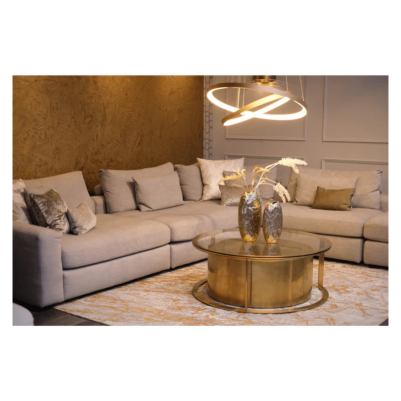 Orlan Glass Nesting Coffee Table