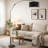 Arch Floor Lamp, Adjustable Arm And Black Genuine Marble Base, 81 Inch